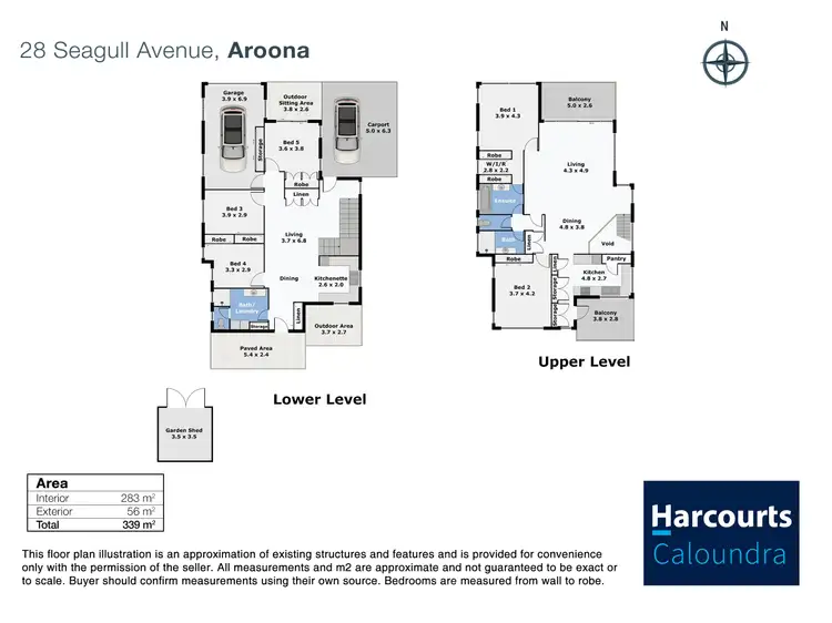 Floorplan of Homely house listing, 28 Seagull Avenue, Aroona QLD 4551
