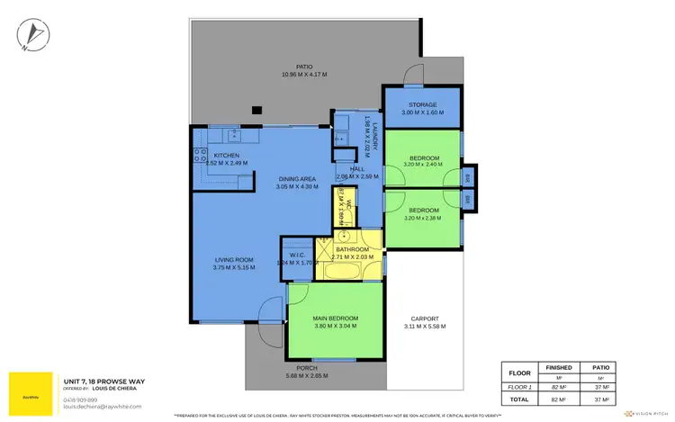 Floorplan of Homely house listing, 7/18 Prowse Way, Dunsborough WA 6281