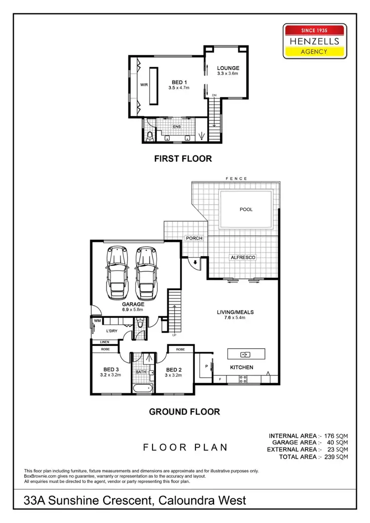 Floorplan of Homely house listing, 33A Sunshine Crescent, Caloundra West QLD 4551