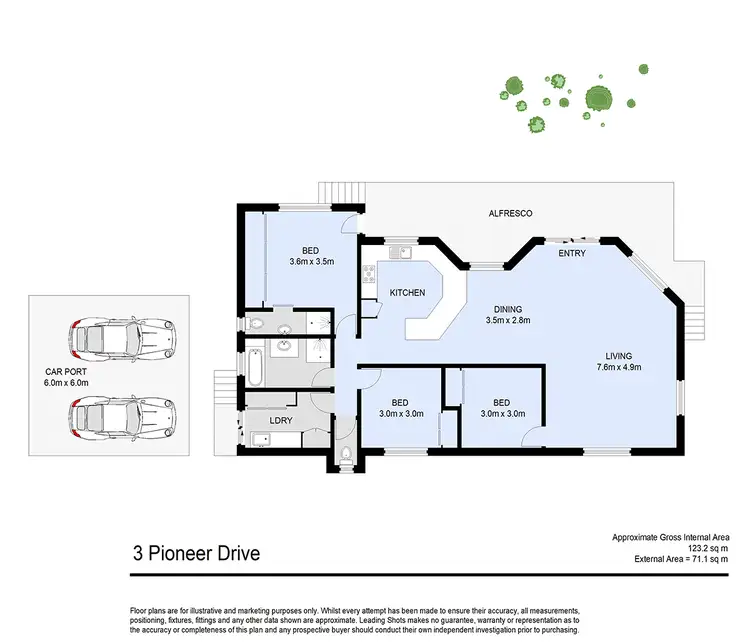 Floorplan of Homely house listing, 3 Pioneer Drive, Narangba QLD 4504
