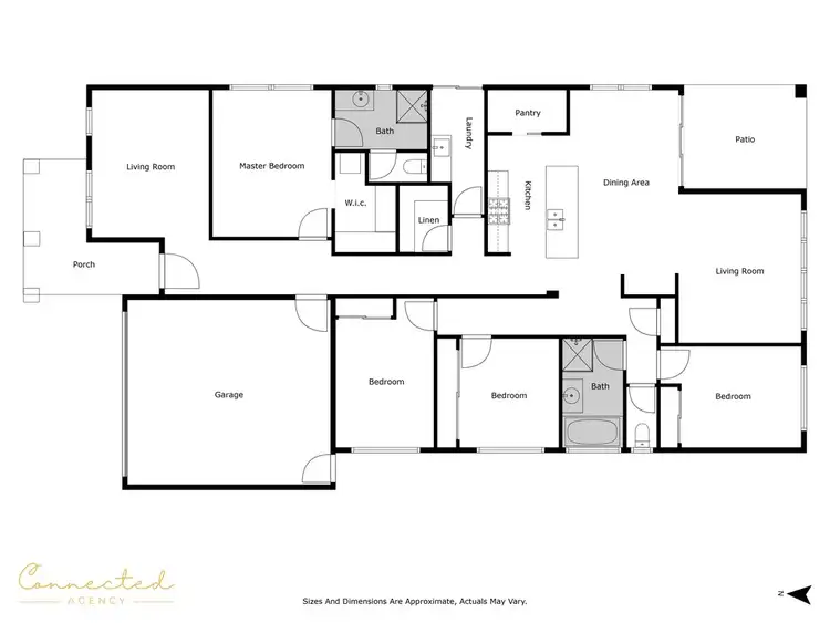 Floorplan of Homely house listing, 3 Leader Street, Googong NSW 2620
