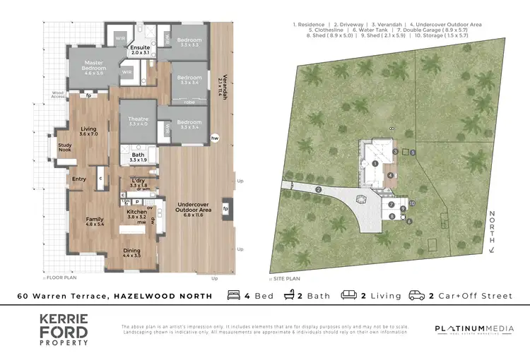 Floorplan of Homely house listing, 60 Warren Terrace, Hazelwood North VIC 3840