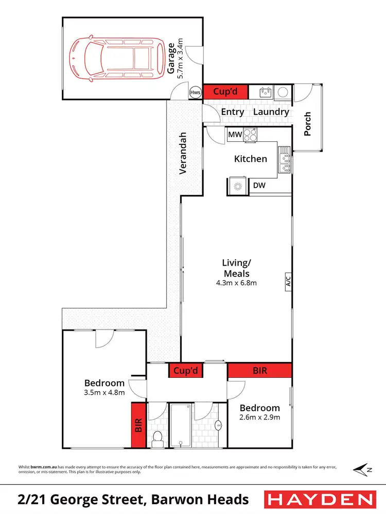 Floorplan of Homely house listing, 2/21 George Street, Barwon Heads VIC 3227
