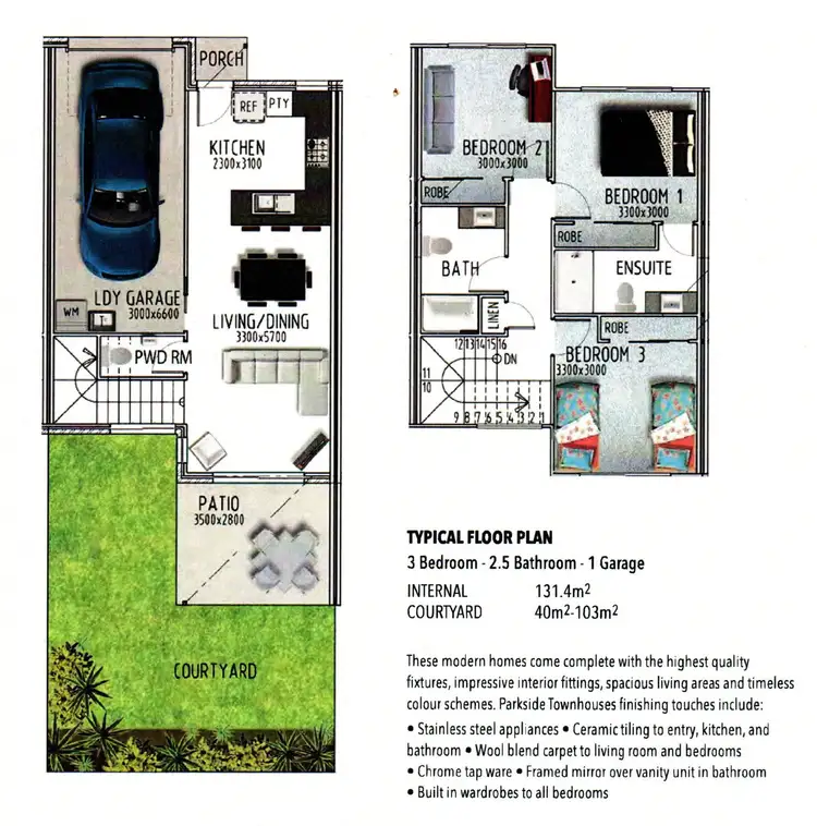 Floorplan of Homely townhouse listing, 17/21 Leigh Crescent, Dakabin QLD 4503