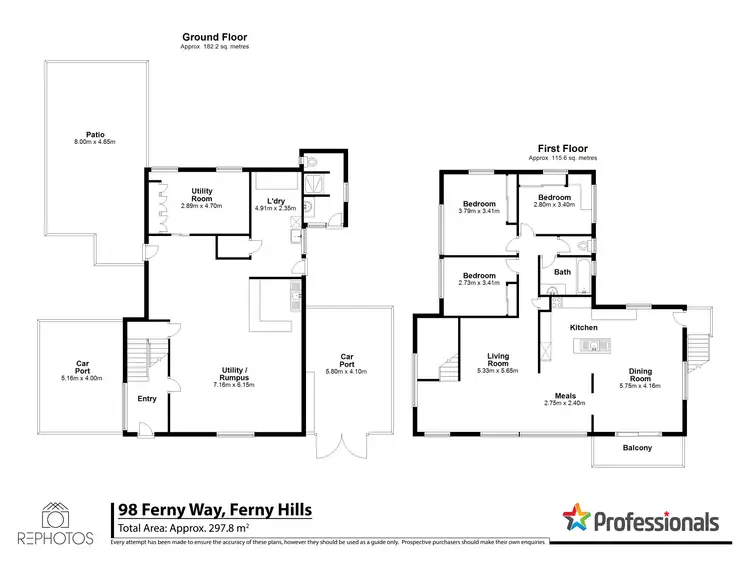 Floorplan of Homely house listing, 98 Ferny Way, Ferny Hills QLD 4055