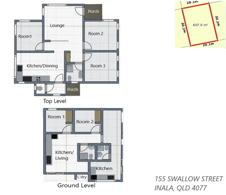 Floorplan of Homely house listing, 155 Swallow Street, Inala QLD 4077