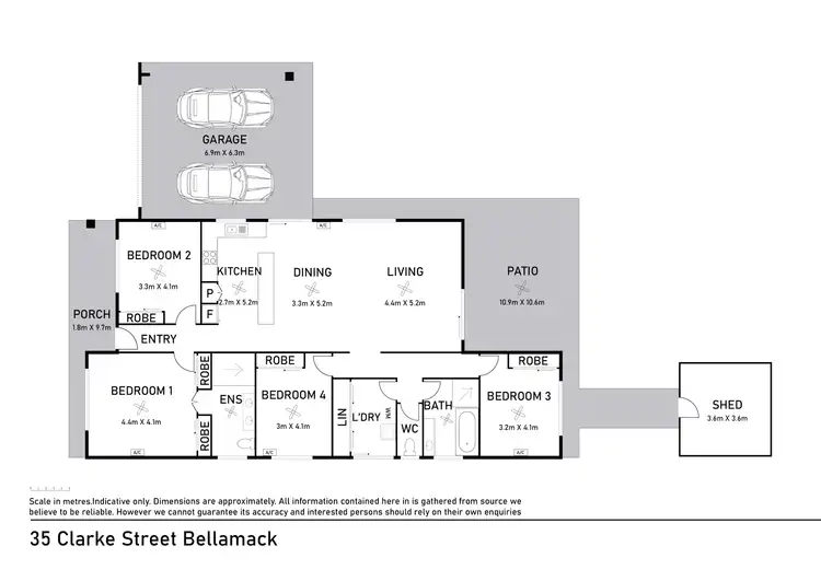 Floorplan of Homely house listing, 35 Clarke Street, Bellamack NT 832