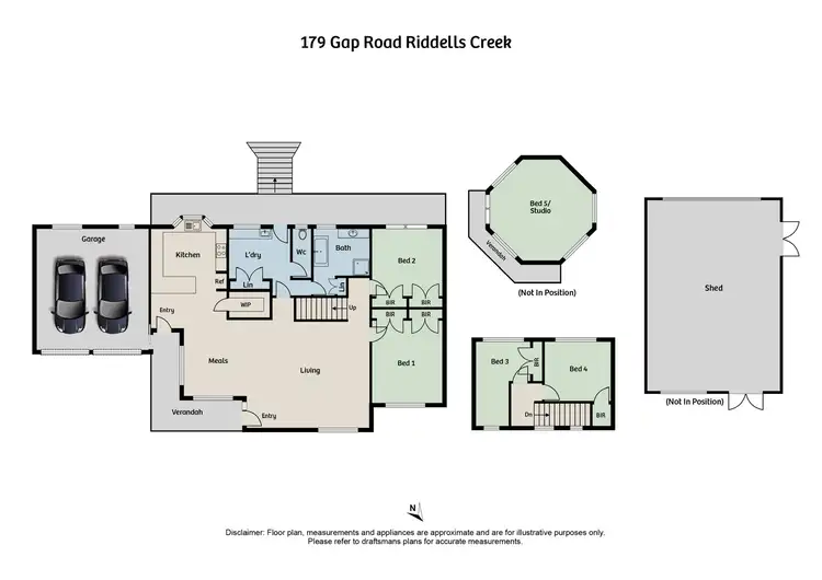 Floorplan of Homely house listing, 179 Gap Road, Riddells Creek VIC 3431