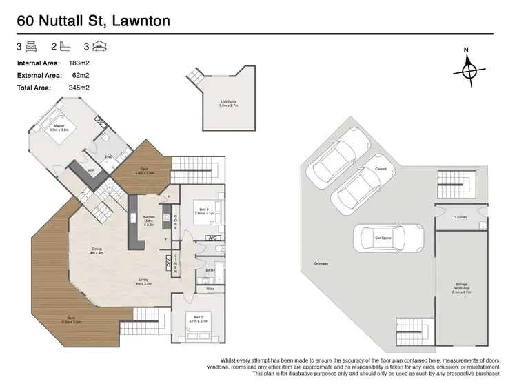 Floorplan of Homely house listing, 60 Nuttall Street, Lawnton QLD 4501