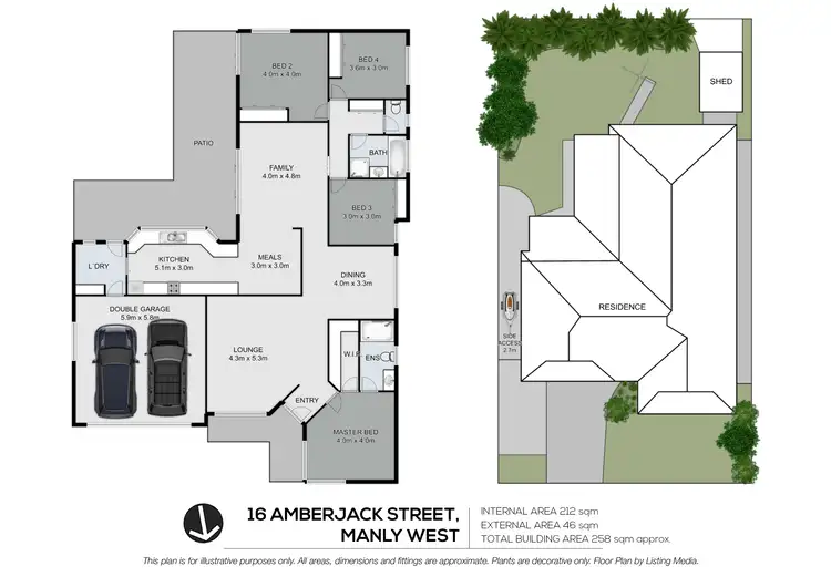 Floorplan of Homely house listing, 16 Amberjack Street, Manly West QLD 4179