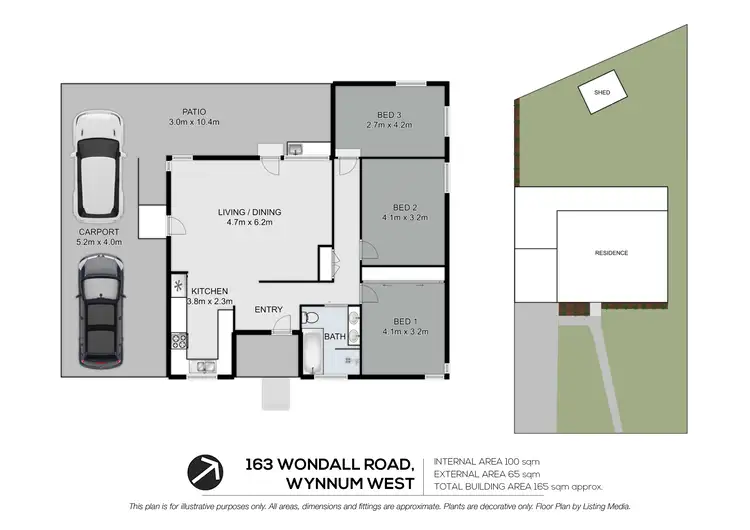 Floorplan of Homely house listing, 163 Wondall Road, Wynnum West QLD 4178