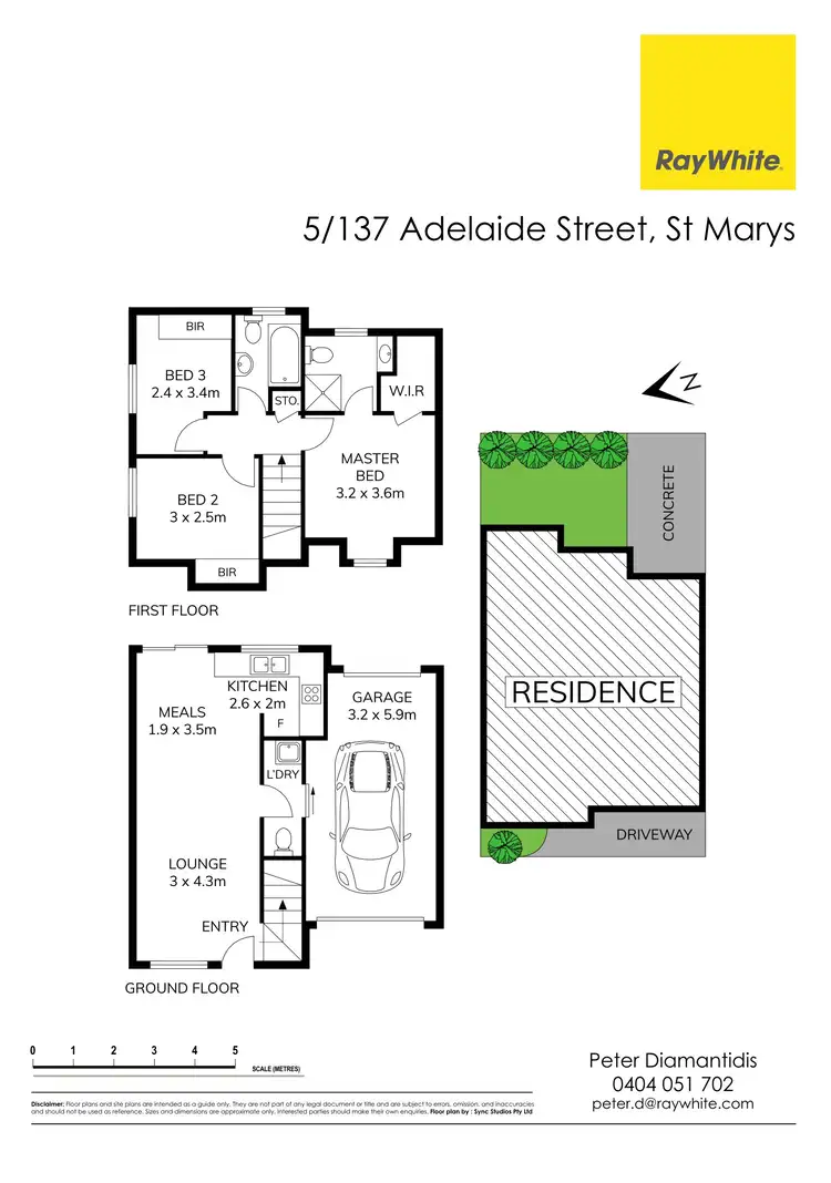 Floorplan of Homely townhouse listing, 5/137 Adelaide Street, St Marys NSW 2760