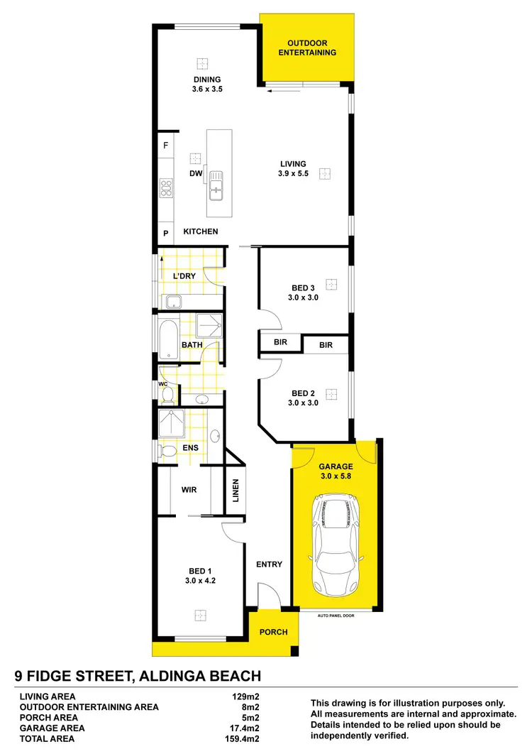 Floorplan of Homely house listing, 9 Fidge Street, Aldinga Beach SA 5173
