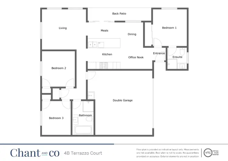Floorplan of Homely semi-detached listing, 4B Terrazzo Court, Dubbo NSW 2830