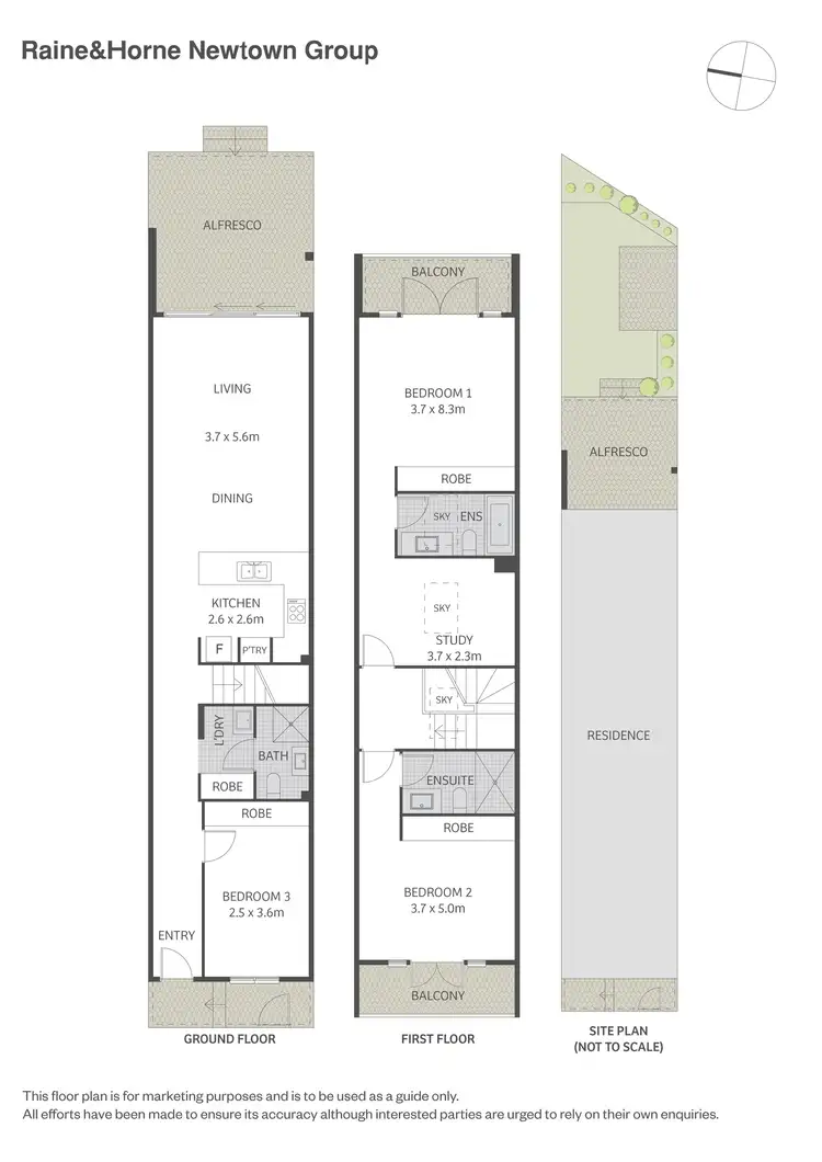 Floorplan of Homely house listing, 9 Burren Street, Erskineville NSW 2043