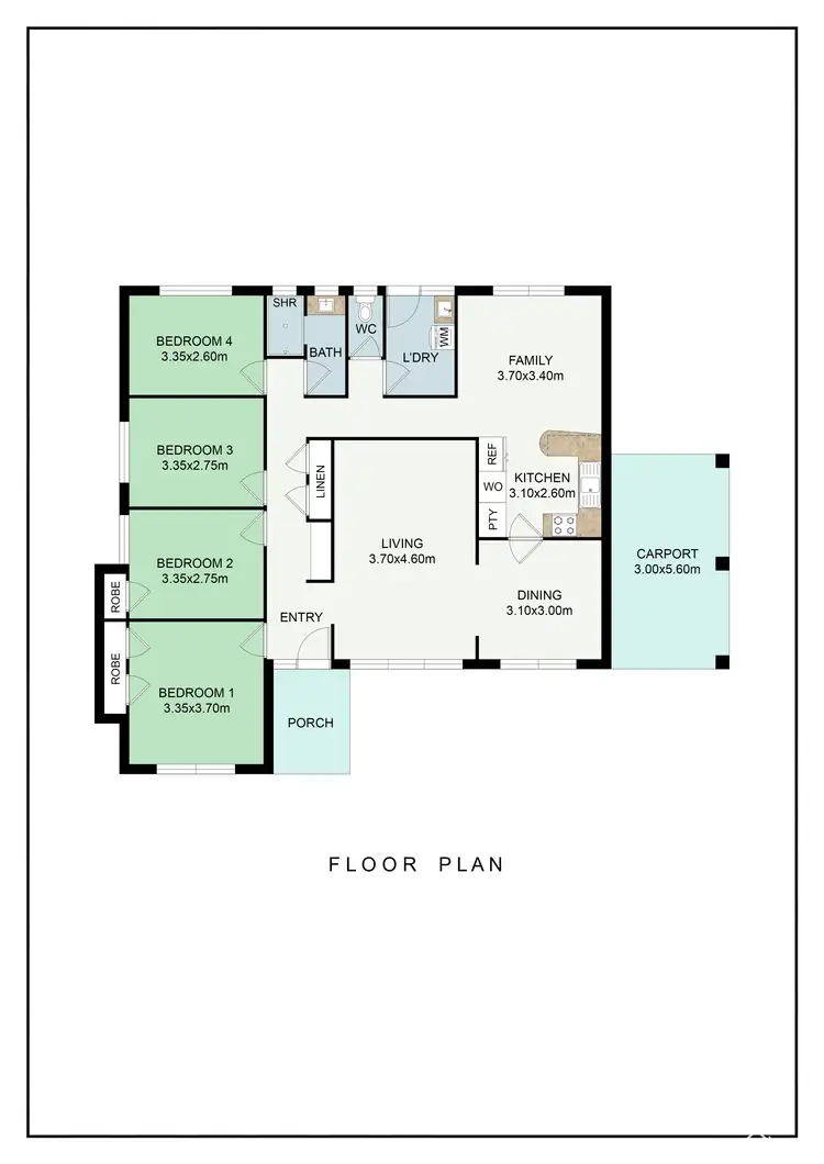 Floorplan of Homely house listing, 9 Rusham Place, Morley WA 6062