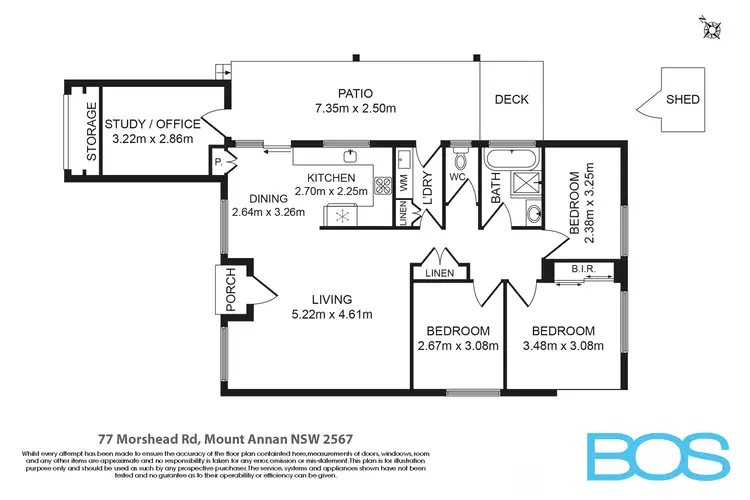 Floorplan of Homely house listing, 77 Morshead Road, Mount Annan NSW 2567
