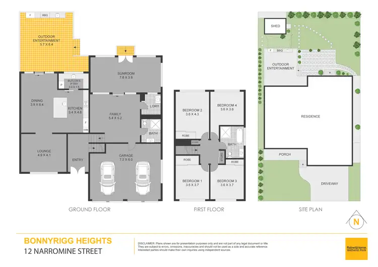 Floorplan of Homely house listing, 12 Narromine Place, Bonnyrigg Heights NSW 2177