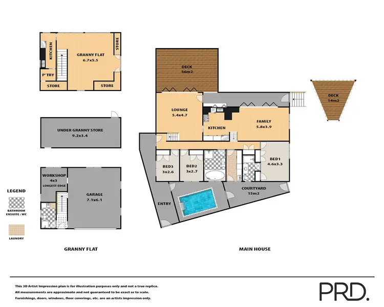 Floorplan of Homely house listing, 18a Lalor Drive, Springwood NSW 2777