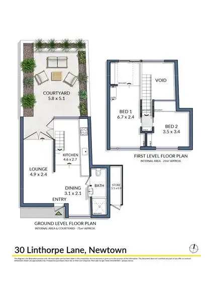 Floorplan of Homely house listing, 30 Linthorpe Lane, Newtown NSW 2042