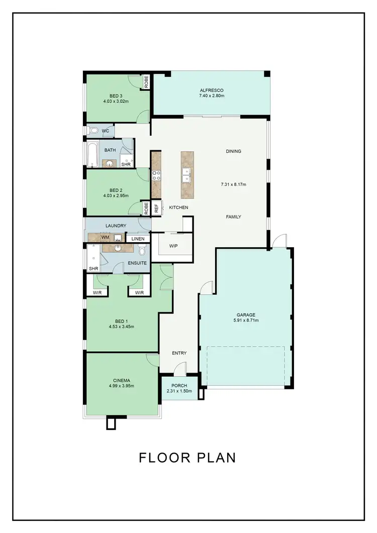Floorplan of Homely house listing, 12 Setosa Loop, Byford WA 6122