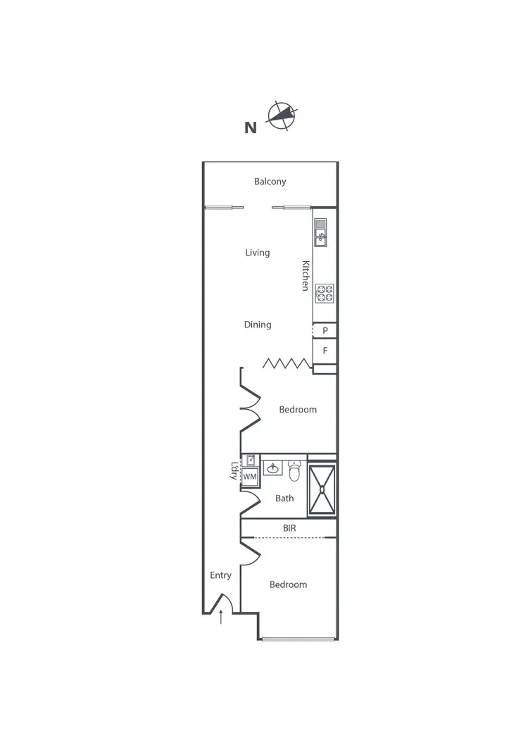 Floorplan of Homely apartment listing, 304/59 Porter Street, Prahran VIC 3181