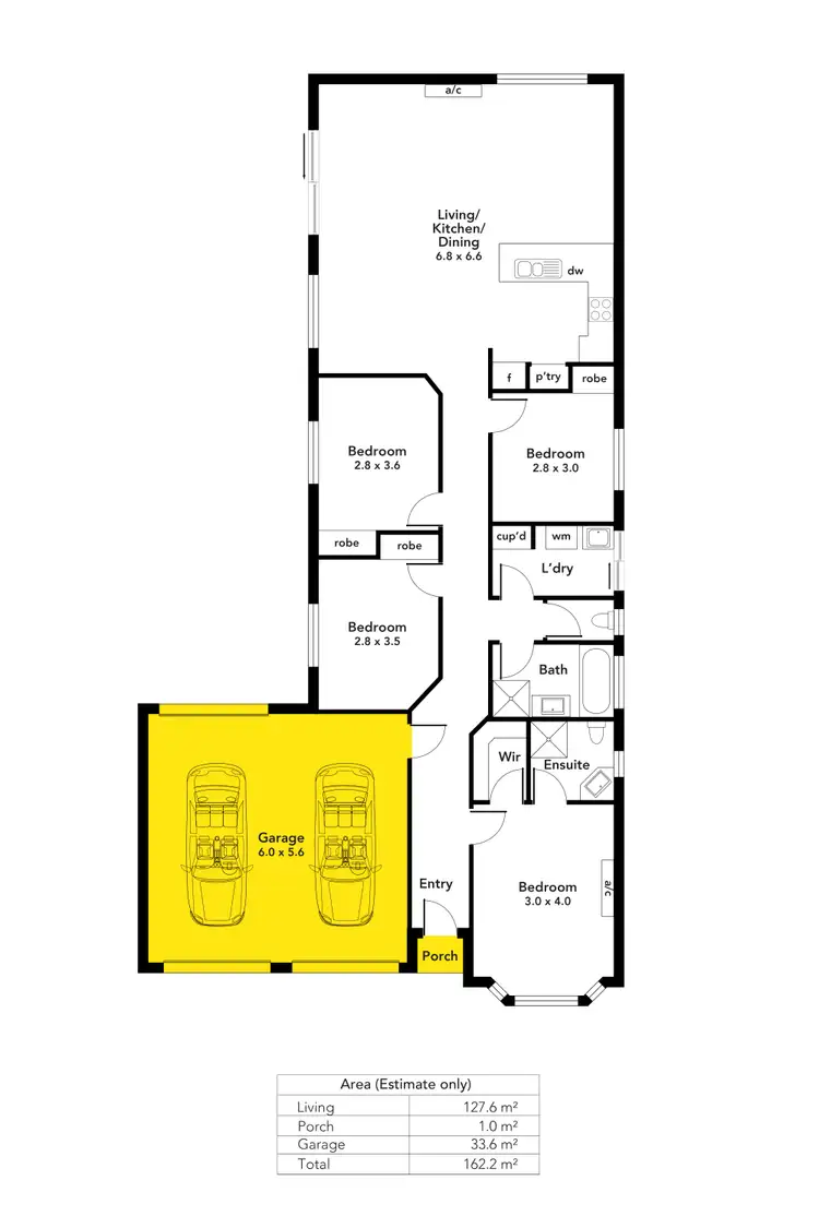 Floorplan of Homely house listing, 82 Pridham Boulevard, Aldinga Beach SA 5173