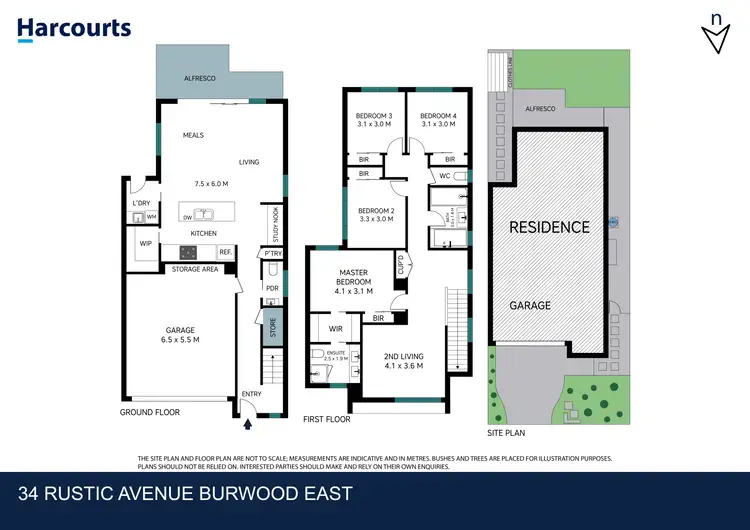 Floorplan of Homely house listing, 34 Rustic Avenue, Burwood East VIC 3151