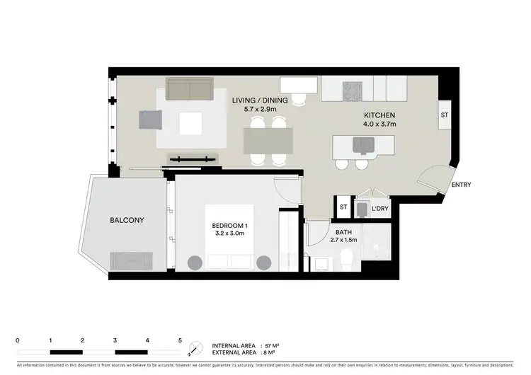 Floorplan of Homely house listing, 709/25 Shafston Avenue, Kangaroo Point QLD 4169