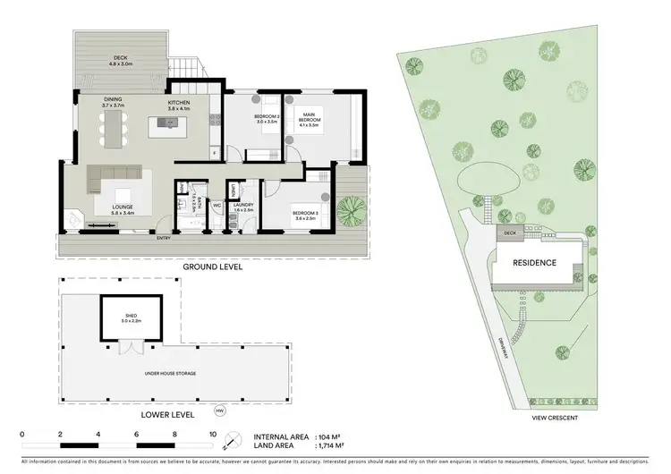 Floorplan of Homely house listing, 44 View Crescent, Arana Hills QLD 4054