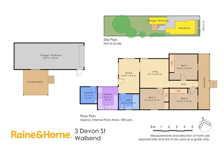 Floorplan of Homely house listing, 3 Devon Street, Wallsend NSW 2287
