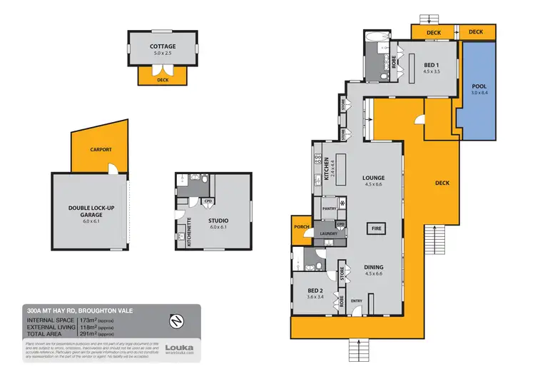 Floorplan of Homely rural property listing, 300A Mount Hay Road, Berry NSW 2535