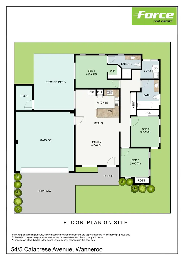 Floorplan of Homely villa listing, 54/5 Calabrese Avenue, Wanneroo WA 6065