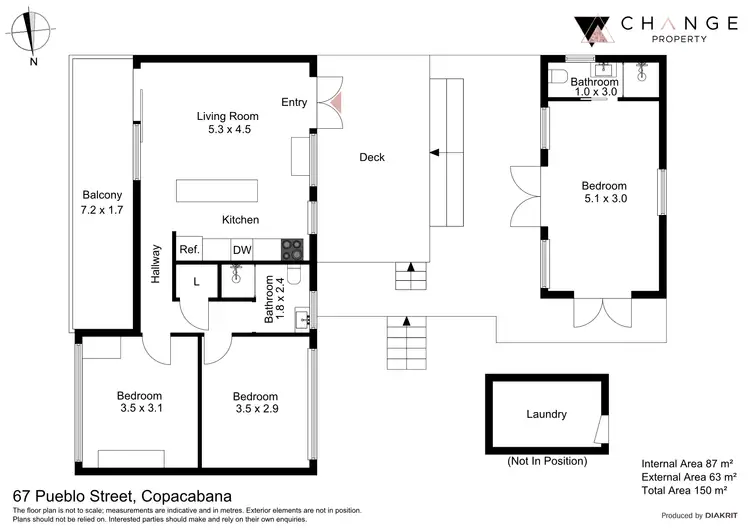 Floorplan of Homely house listing, 67 Pueblo Street, Copacabana NSW 2251