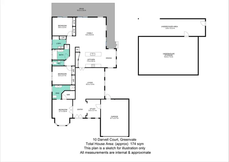 Floorplan of Homely house listing, 10 Darvell Court, Greenvale VIC 3059