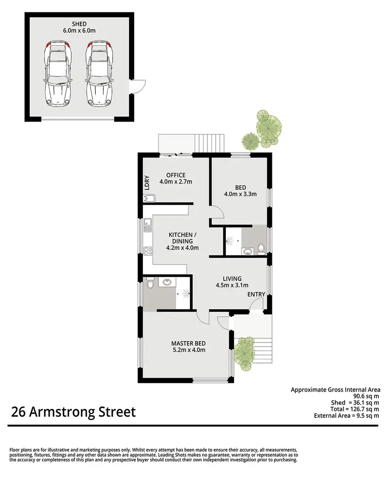 Floorplan of Homely house listing, 26 Armstrong Street, Clontarf QLD 4019