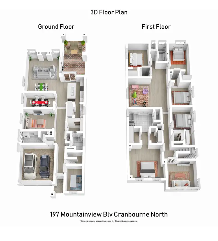 Floorplan of Homely house listing, 197 Mountainview Boulevard, Cranbourne North VIC 3977