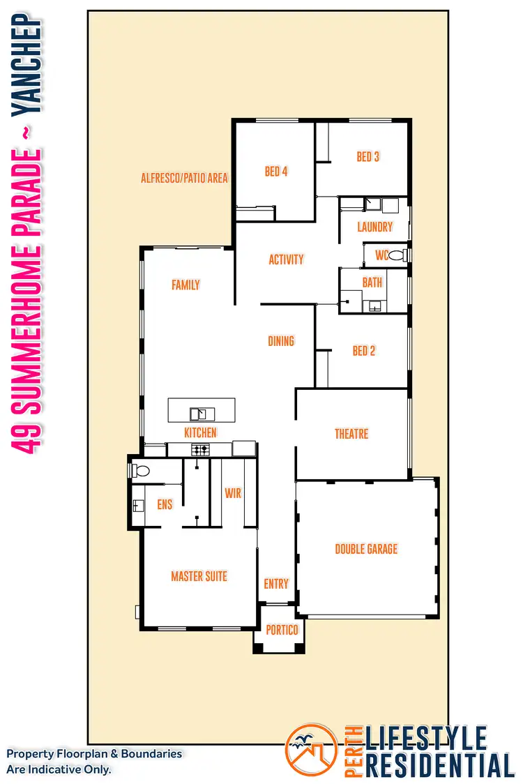 Floorplan of Homely house listing, 49 Summerhome Parade, Yanchep WA 6035