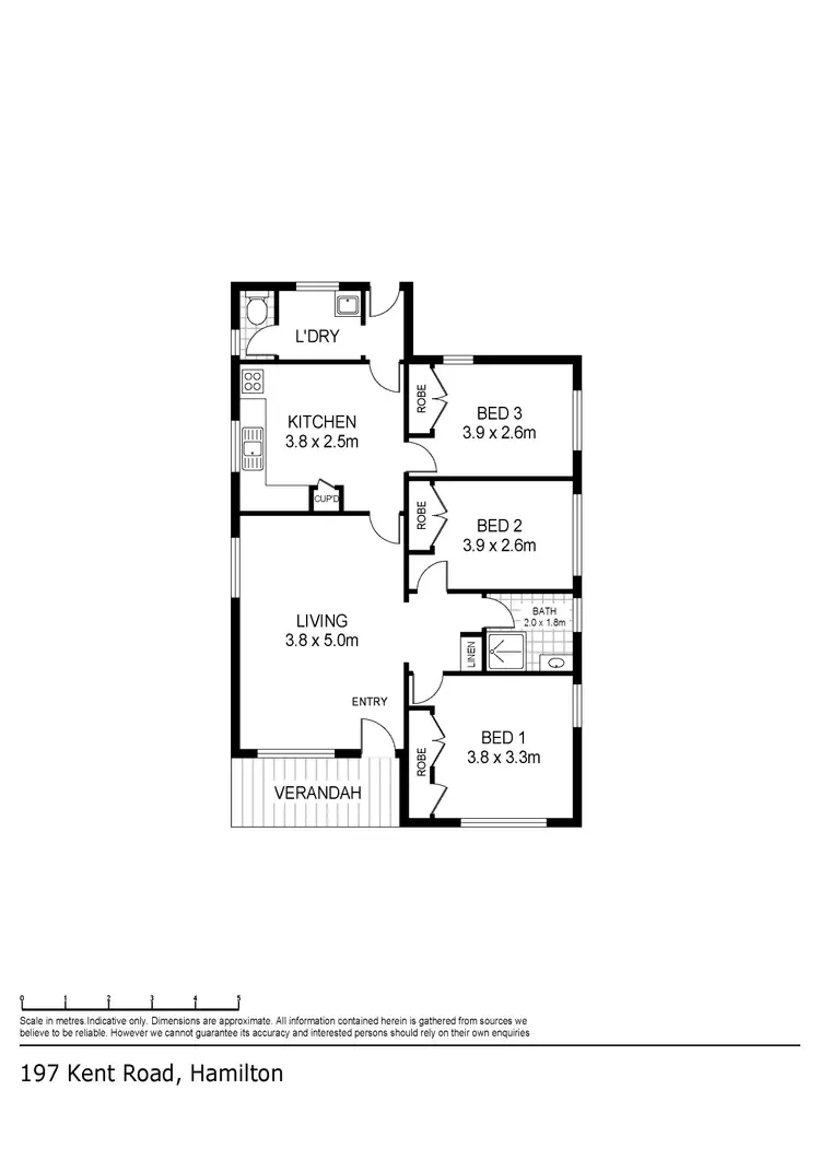 Floorplan of Homely house listing, 197 Kent Road, Hamilton VIC 3300