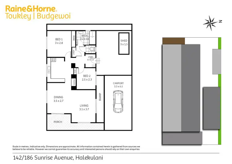 Floorplan of Homely house listing, 142/186 Sunrise Avenue, Halekulani NSW 2262