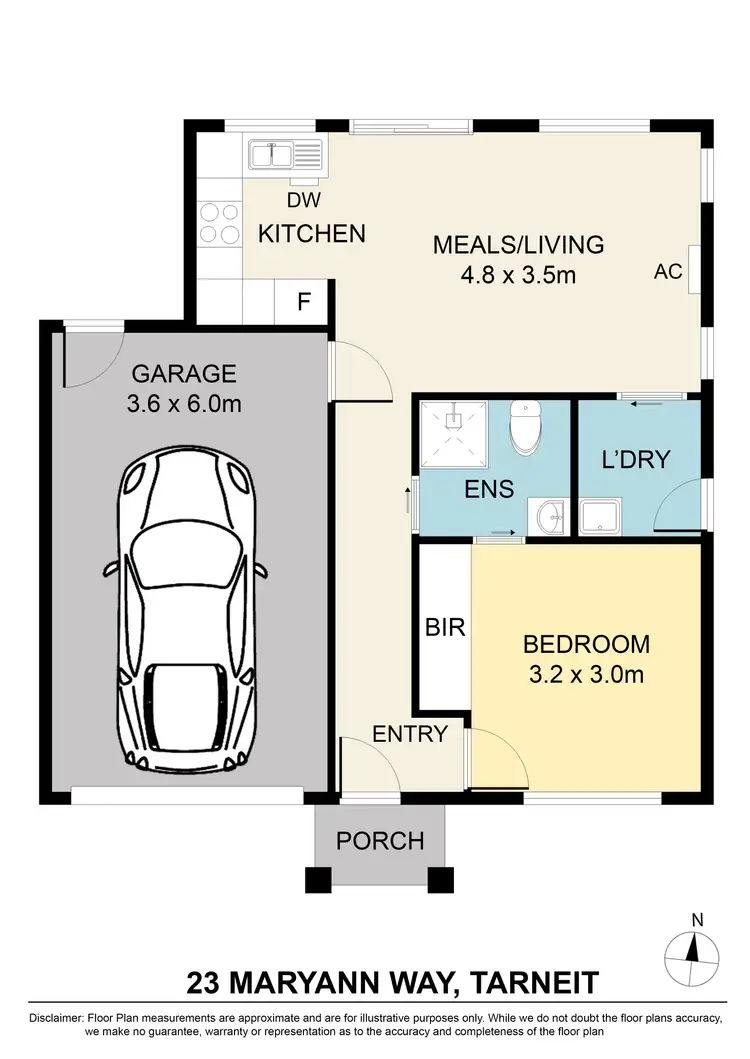 Floorplan of Homely unit listing, 2/23 maryann way, Tarneit VIC 3029