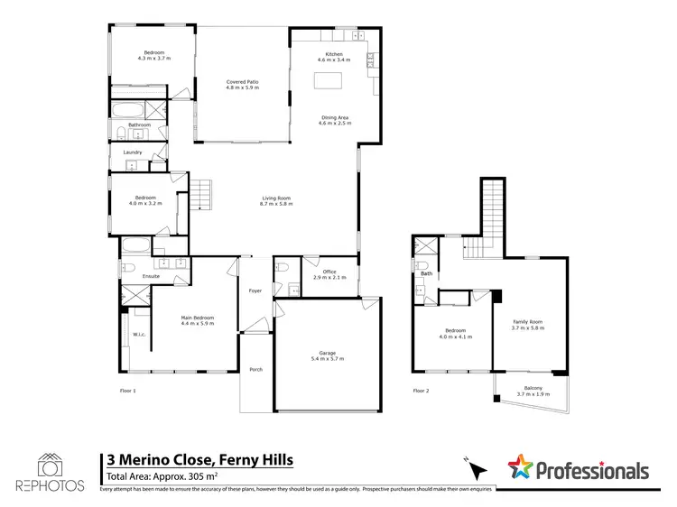Floorplan of Homely house listing, 3 Merino Close, Ferny Hills QLD 4055