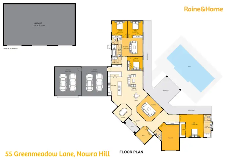 Floorplan of Homely rural property listing, 55 Greenmeadow Lane, Nowra Hill NSW 2540