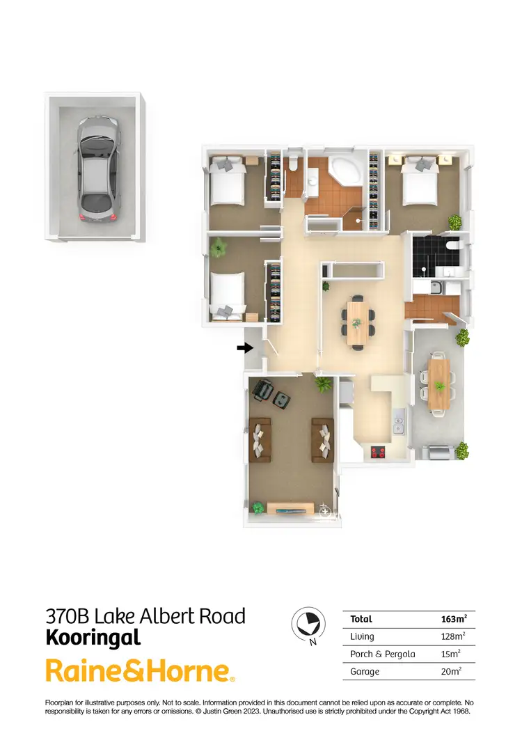 Floorplan of Homely house listing, 370B Lake Albert Road, Kooringal NSW 2650