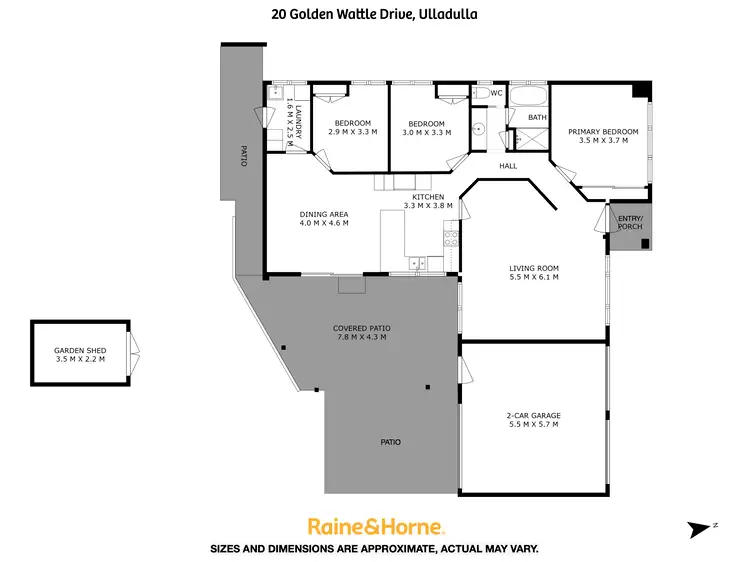Floorplan of Homely house listing, 20 Golden Wattle Drive, Ulladulla NSW 2539