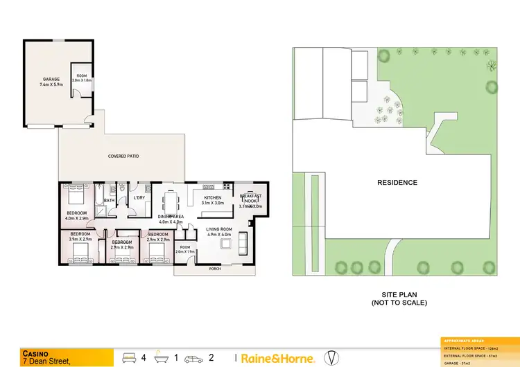Floorplan of Homely house listing, 7 Dean Street, Casino NSW 2470