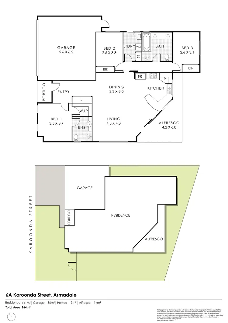 Floorplan of Homely house listing, 6A Karoonda Street, Armadale WA 6112