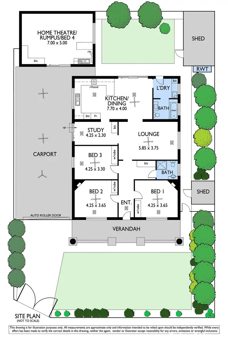 Floorplan of Homely house listing, 13 Blairgowrie Avenue, Edwardstown SA 5039