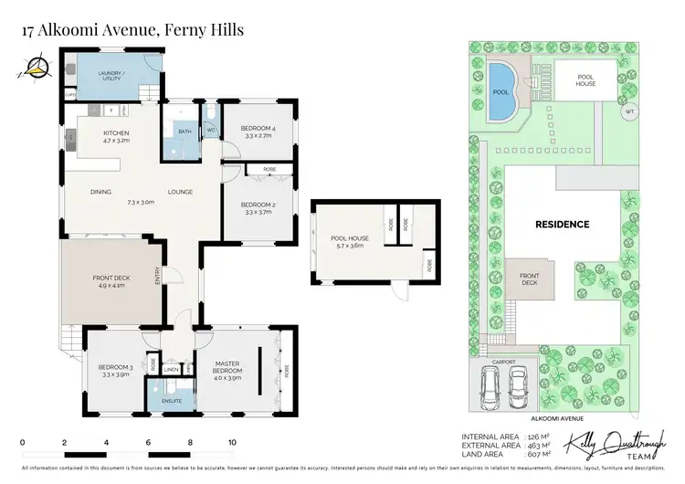 Floorplan of Homely house listing, 17 Alkoomi Avenue, Ferny Hills QLD 4055