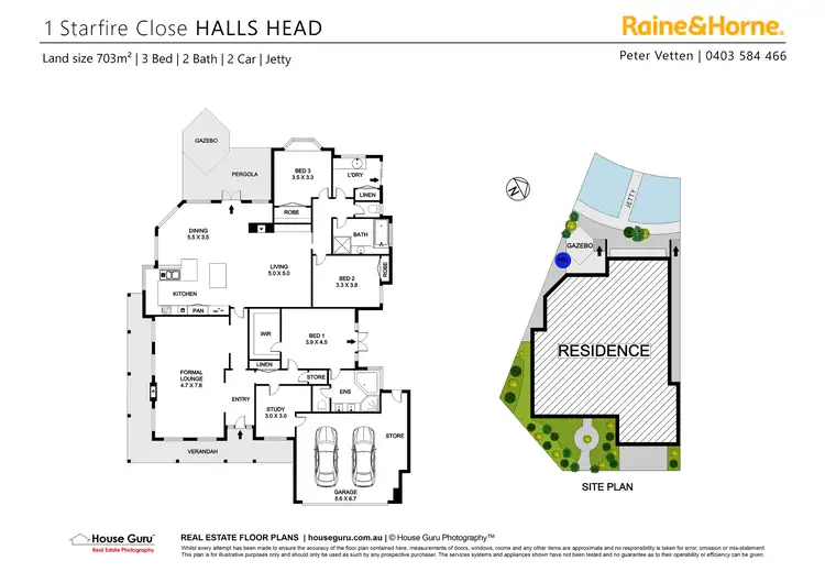 Floorplan of Homely house listing, 1 Starfire Close, Halls Head WA 6210